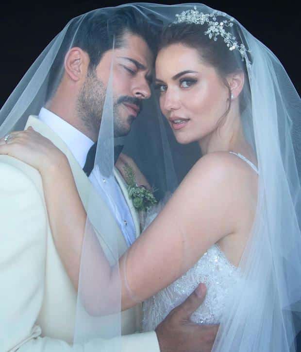 Burak Ozcivit and Fahriye Evcen