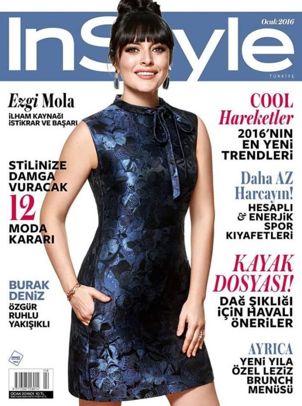 Ezgi Mola - InStyle Magazine Cover