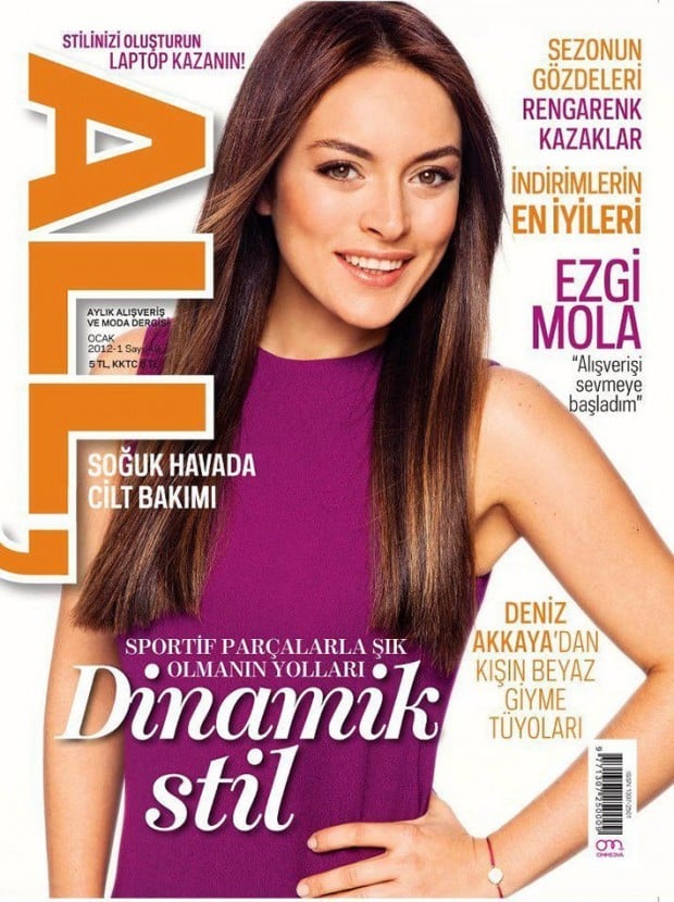 Ezgi Mola All Magazine Cover