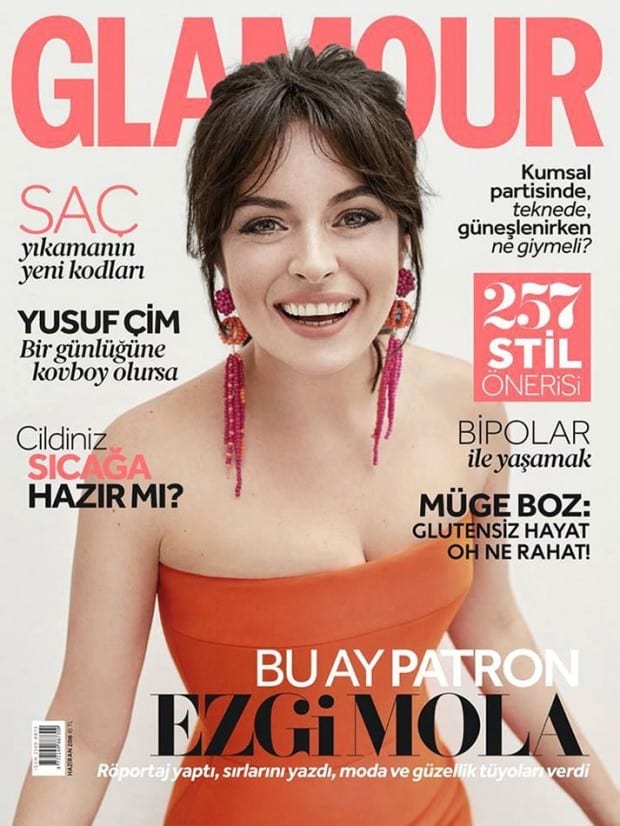 Ezgi Mola - Glamour Magazine Cover