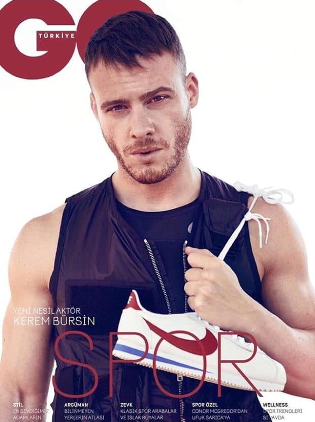 Kerem Bursin - GQ Turkiye Magazine Cover