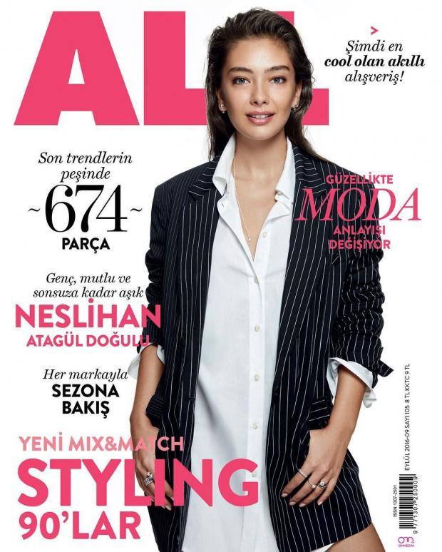 Neslihan Atagul - All Magazine Cover