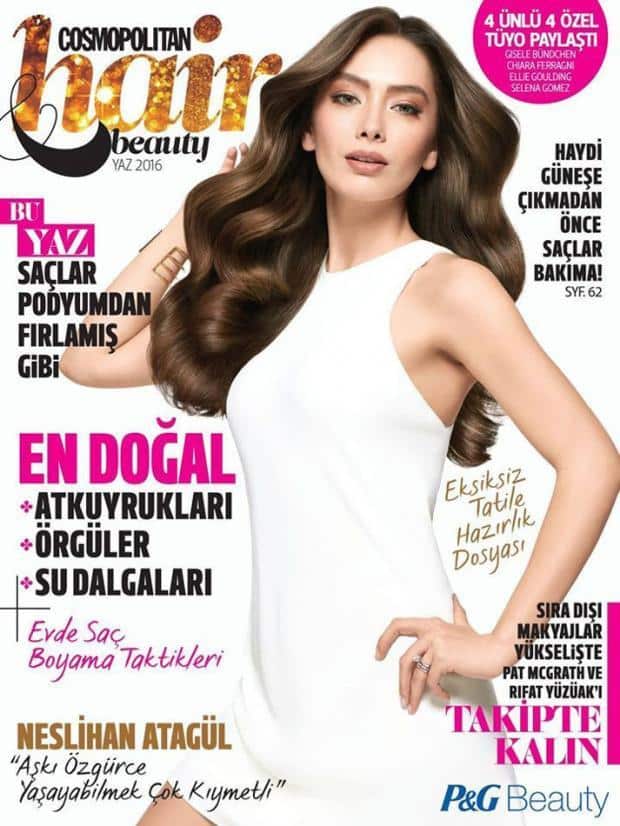 Neslihan Atagul - Cosmopolitan Magazine Cover