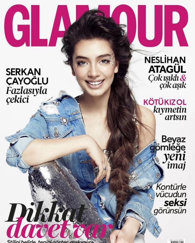 Neslihan Atagul - Glamour Magazine Cover