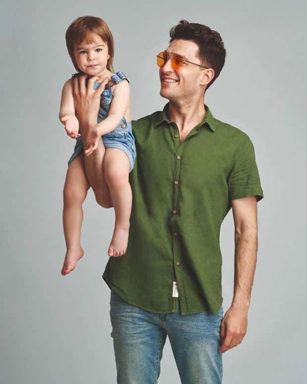 Uraz Kaygilaroglu and his daughter Ada Kaygilaroglu