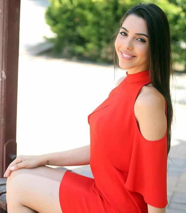 Pelin Uluksar (Red Dress)