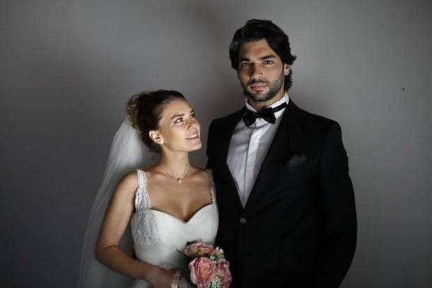 asli enver and sukru ozyildiz are married shooting photo