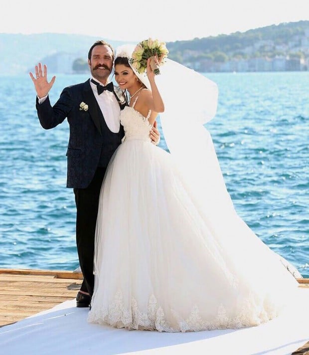 Timur Acar Actor and Eda Ozerkan Actress Wedding