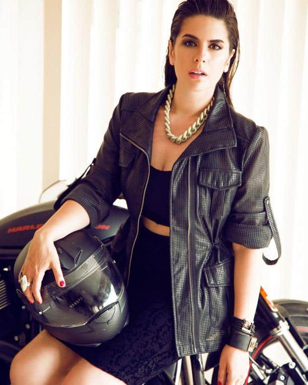 Ayca Erturan Motorcycle Driver